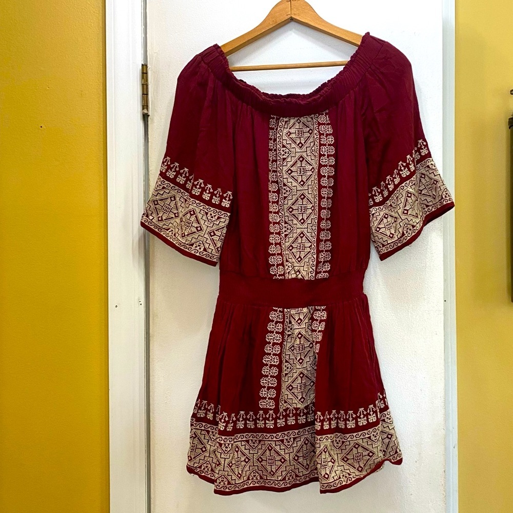 Tularosa Boho Off The Shoulder Dress! EUC